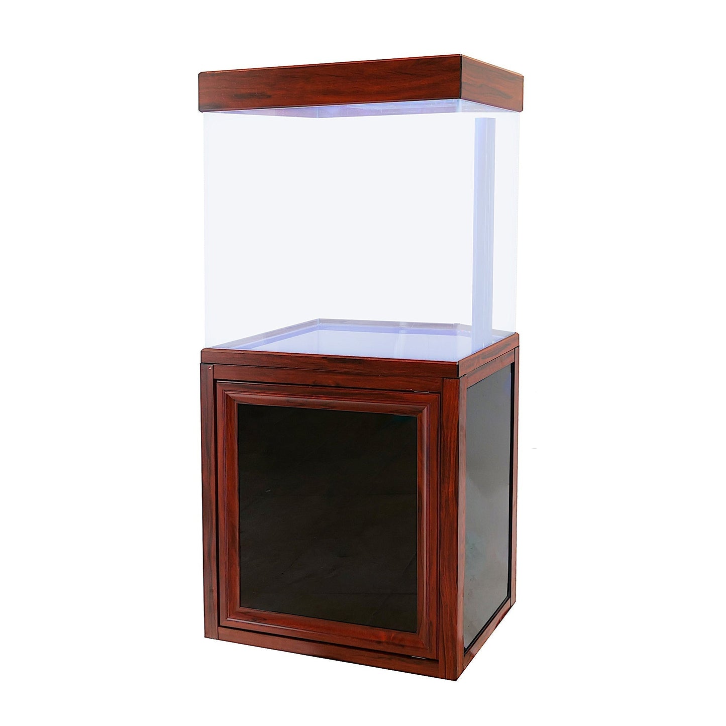Aqua Dream 40 Gallon Tempered Glass Aquarium Redwood - AD-620-RW