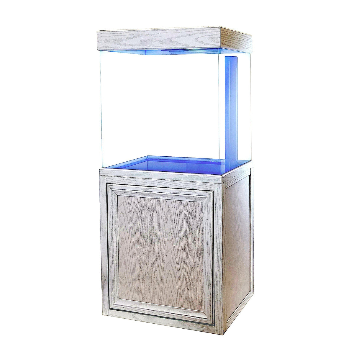Aqua Dream 40 Gallon Tempered Glass Aquarium White Oak - AD-620-WO
