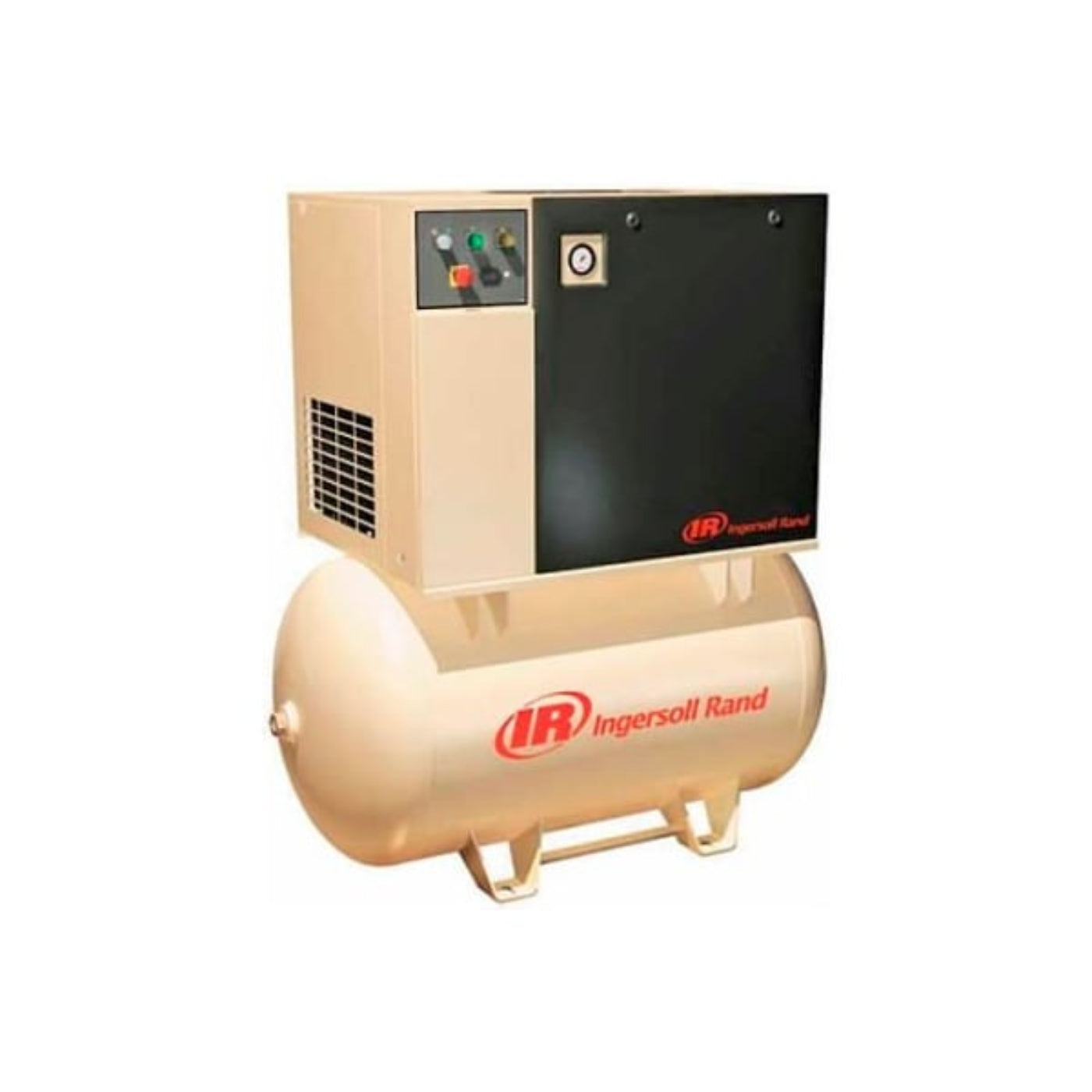 Ingersoll Rand UP6-5-150, 5 HP, Rotary Screw Comp, 120 Gal, Horiz., 150 PSI, 16 CFM, 3-Phase 200V - 1761835222536_969