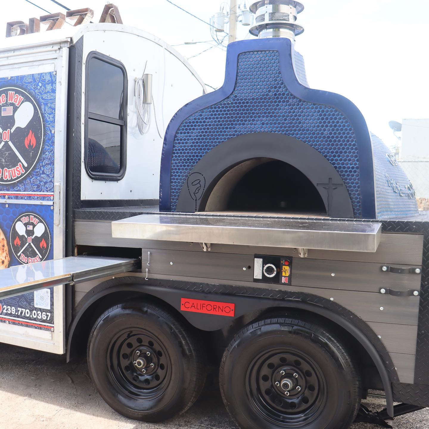 Californo Carrello Pizza Oven Double Axle Trailer