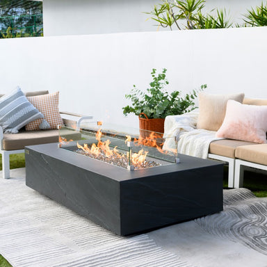 Elementi Plus Cape Town Fire Table Outdoor with Windscreen