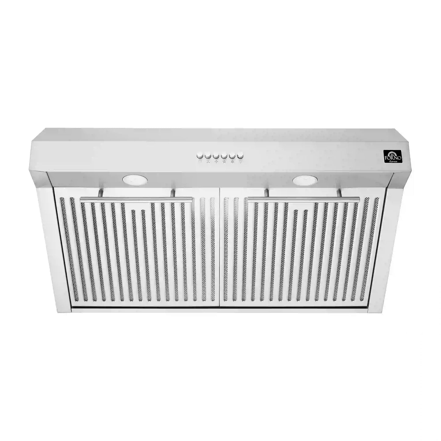 Forno 5-Piece Appliance Package - 30-Inch Induction Range, Under Cabinet Range Hood, French Door Refrigerator, Dishwasher, and 30-Inch Microwave Drawer in Stainless Steel - APR5-905-30-MWD30