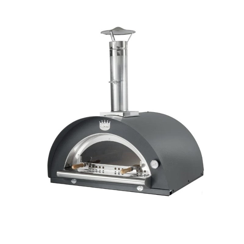 Family Gas Fired Pizza Oven - Anthracite - Glass Door