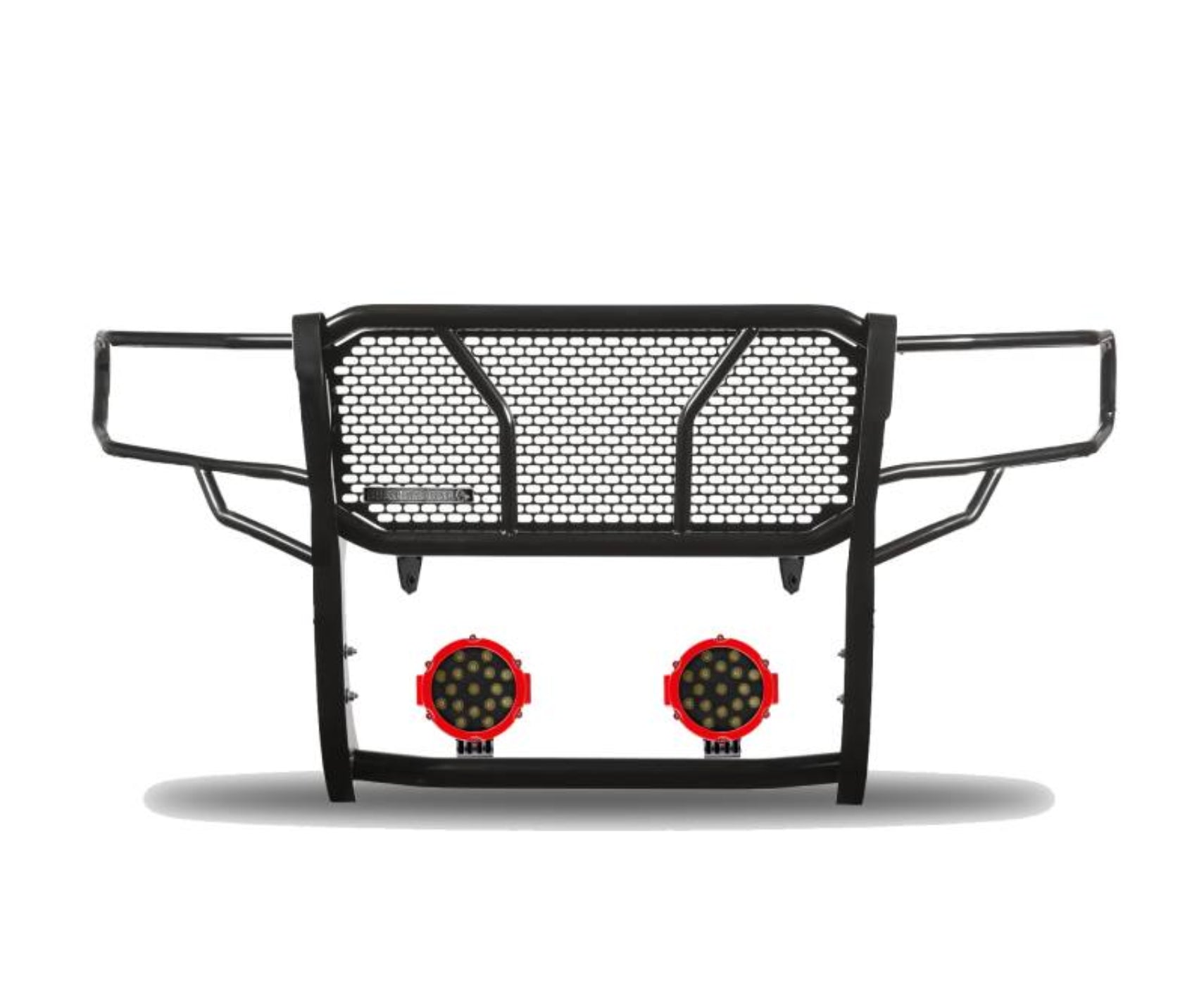 RU-TOTU07-B-PLR Black Horse Rugged Heavy Duty Grille Guard Kit - BLKRUTOTU07BP