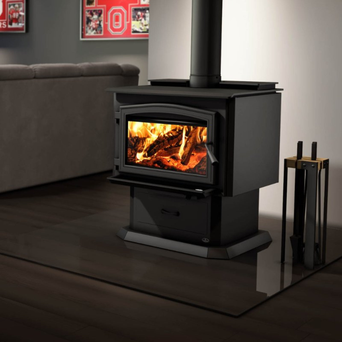 Osburn 3500 Wood Stove with Blower - OB03500