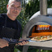 Pinnacolo L'Argilla Thermal Clay Gas Pizza Oven - In Action - Close Up