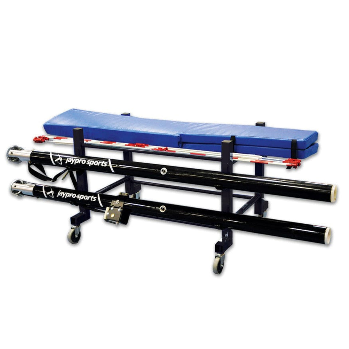 Jaypro Volleyball Equipment Carrier (42 in.L x 32 in.W - 4 Poles) - Standard - EC-500