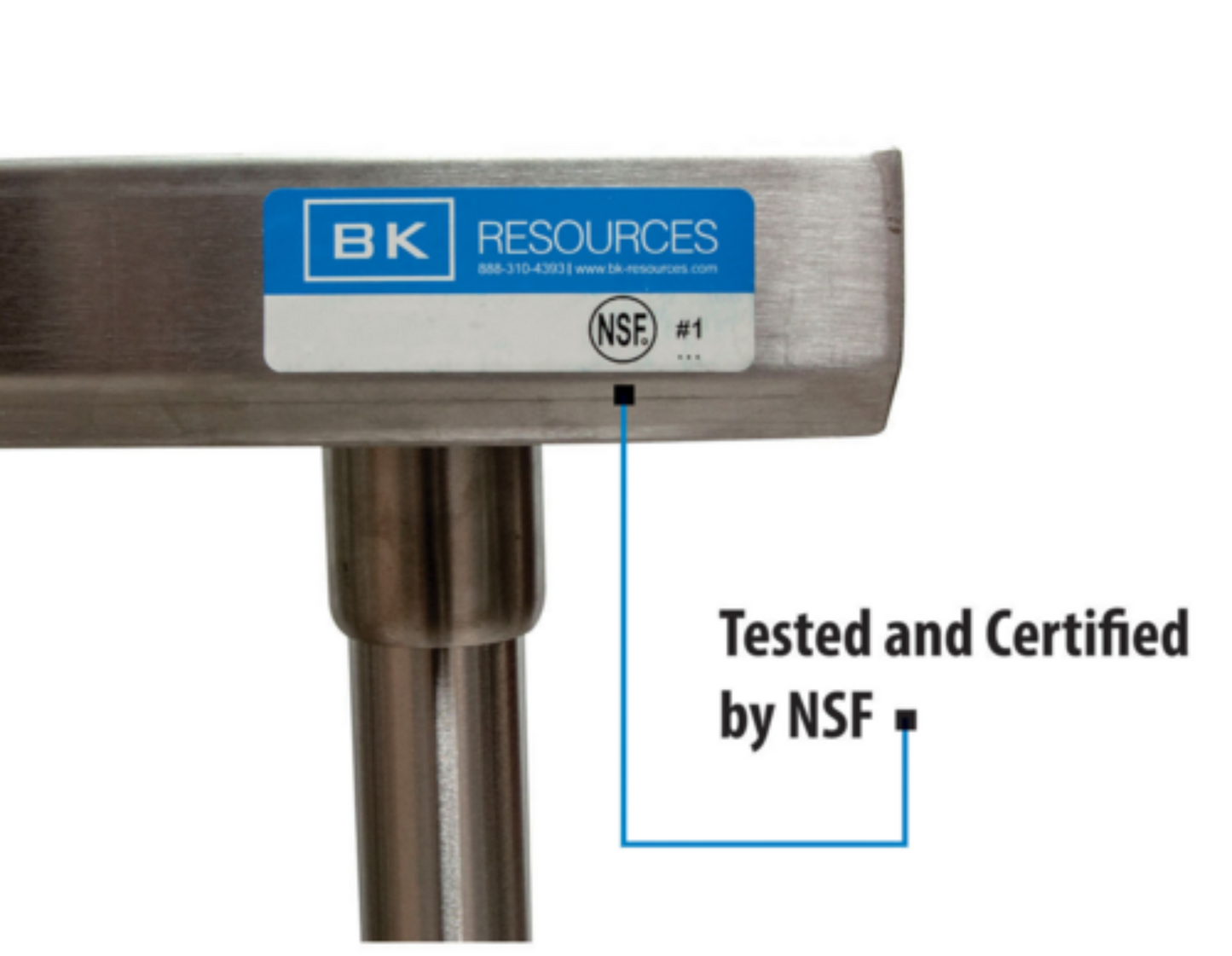 BK Resources Stainless Steel Prep Tables - QVTR5OB-4824