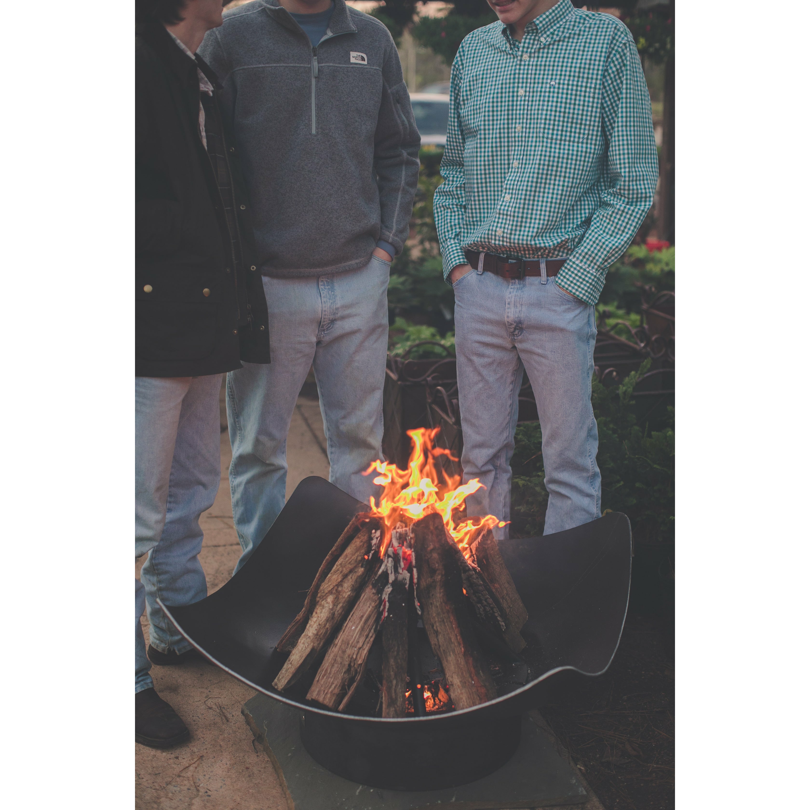 Seasons Fire Pits Quadrilateral Steel Fire Pit