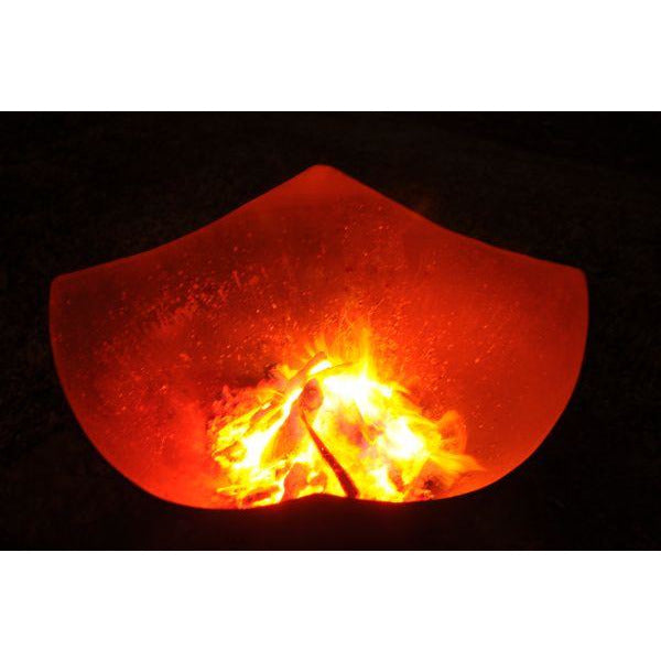 Manta Ray upper view - with fire