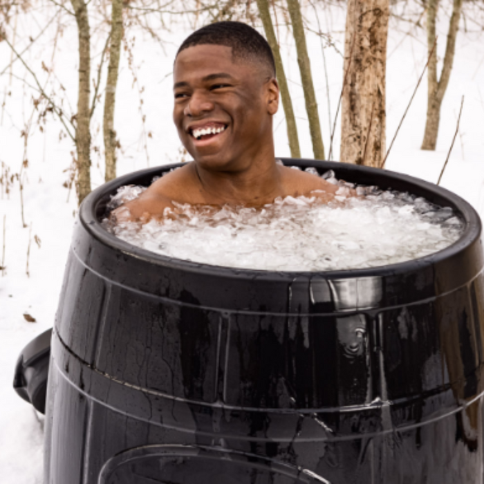Ice barrel ice bath