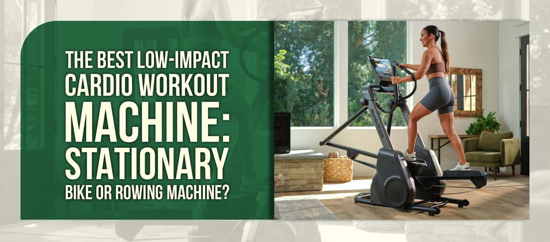 The Best Low-Impact Cardio Workout Machine: Stationary Bike or Rowing Machine?