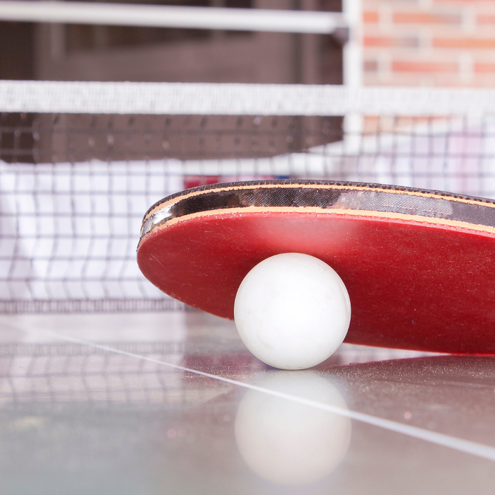 Table Tennis table bat and ball