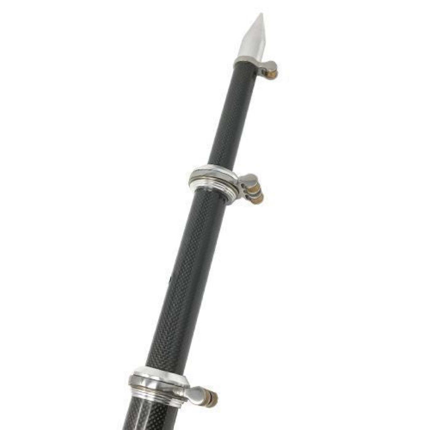 TACO Marine 20' Carbon Fiber Tele-Outrigger Poles Black w/Silver - OT-4200CF