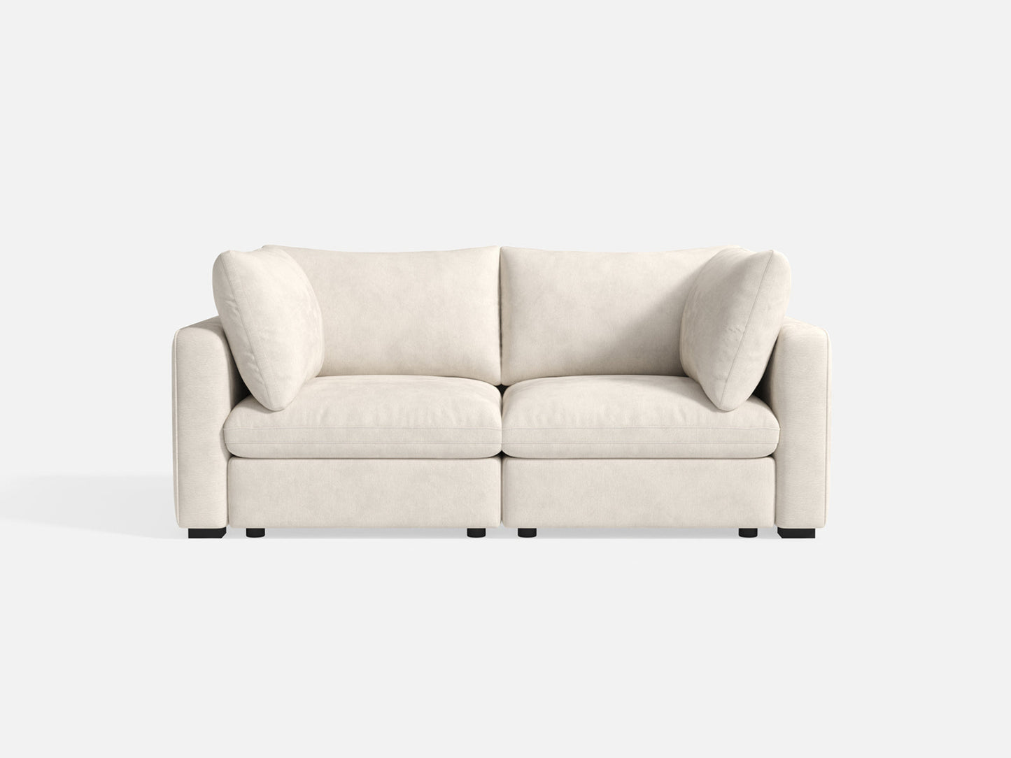 LINSY HOME RUBIK V 2 Seats Couch - S500-01X-2020-US-SPF-Sofa-0