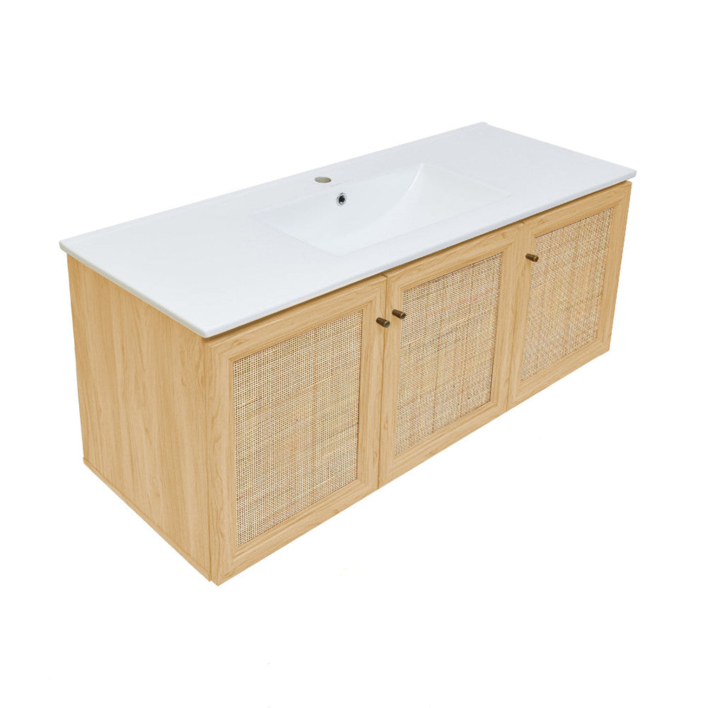 Swiss Madison Classe 48" Wall-Mounted Bathroom Vanity in Natural Oak - SM-BV2807NO