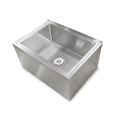 John Boos EMS-2016-12 Floor Mounted 20" x 16" x 12" Mop Sink - JBEMS201612