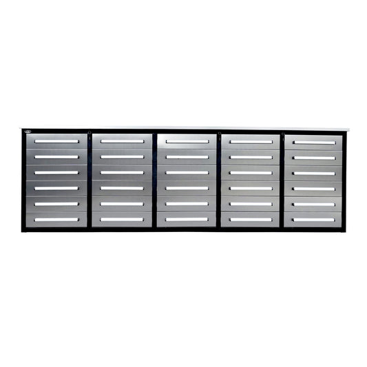 Chery Industrial 10ft Workbench Storage Cabinet with 30 Drawers - WW000188