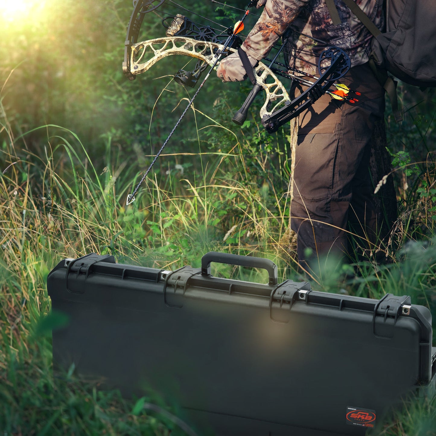 SKB Cases iSeries 4214 Hard Plastic Injection Molded Parallel Limb Bow Case - 127724