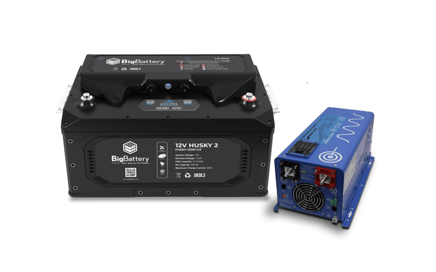 Big Battery 12V 1X HUSKY 2 KIT – AIMS - K0738