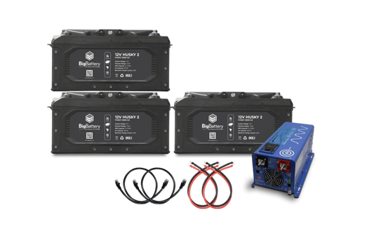 Aims Power 12V 3X HUSKY 2 Power Kit with AIMS (2000W | 15.36kWh) - K0740