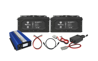 Aims Power 12V 2X HUSKY 2 KIT – AIMS Inverter Charger (2000W | 10.24kWh) - K0744