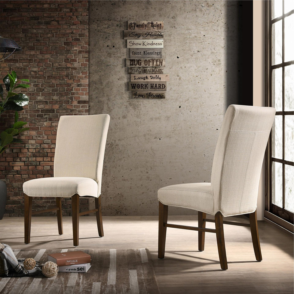 New Pacific Direct Levi Fabric Chair, (Set of 2) -  1390001-556