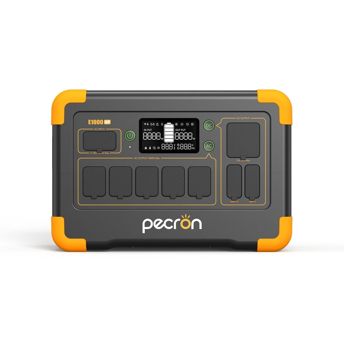 PECRON E1000LFP Portable Power Station 1800W 1024Wh PRE-ORDER - E1000LFP
