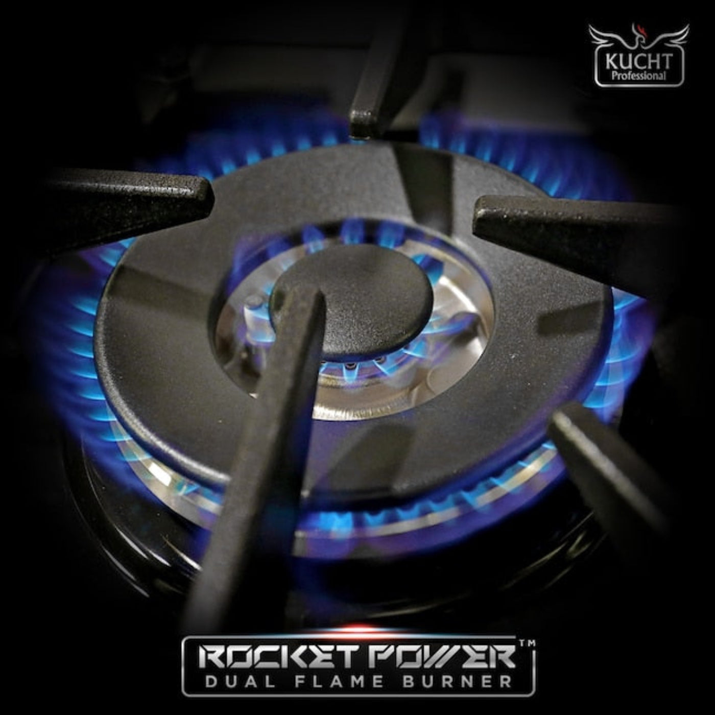 Kucht 36" Pro-Style Propane Gas Dual Fuel Range in White with Gold Accents, KDF362/LP-W-GOLD - KDF362/LP-W-GOLD