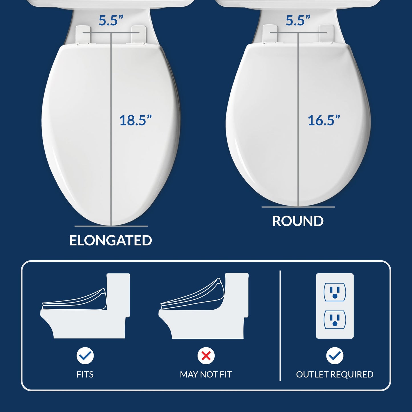 Bio Bidet | HD-7000 Bidet Seat - 7ZHD7000E 000