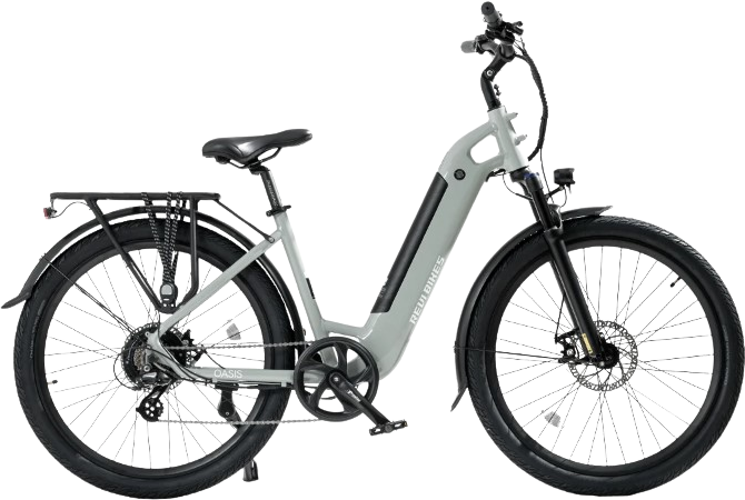 Samson Revi Bikes Oasis E-Bike Lithium Ion 48V 15AH 750W 55 Mile Range 25 MPH New - OASIS-VANILLA