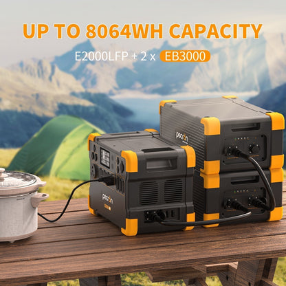 PECRON E2000LFP Expandable Portable Power Station 2000W 1920Wh - E2000LFP