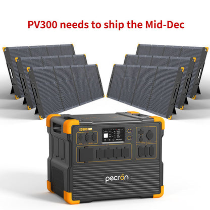 PECRON E3600LFP Solar Generator Kit 3600W 3072Wh - E3600LFP