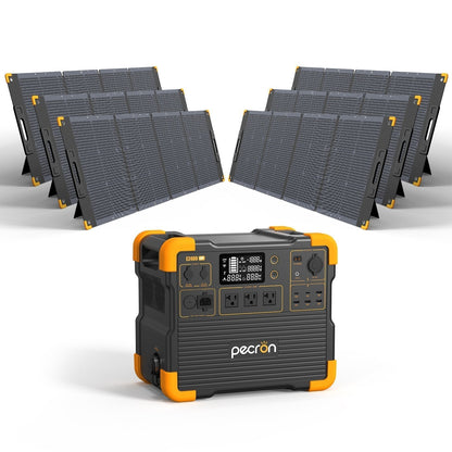 PECRON E2400LFP Portable Power Station 2400W 2048Wh - E2400LFP