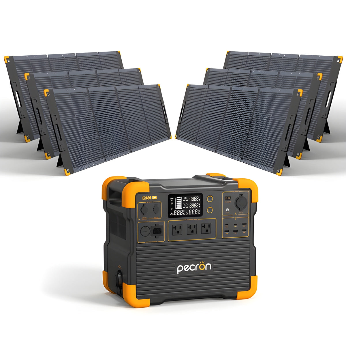 PECRON E2400LFP Solar Generator Kit