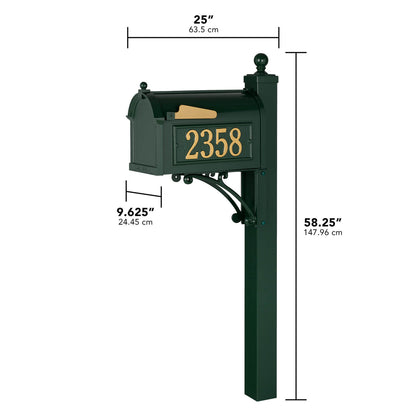 Whitehall Superior Streetside Mailbox Package -  16308