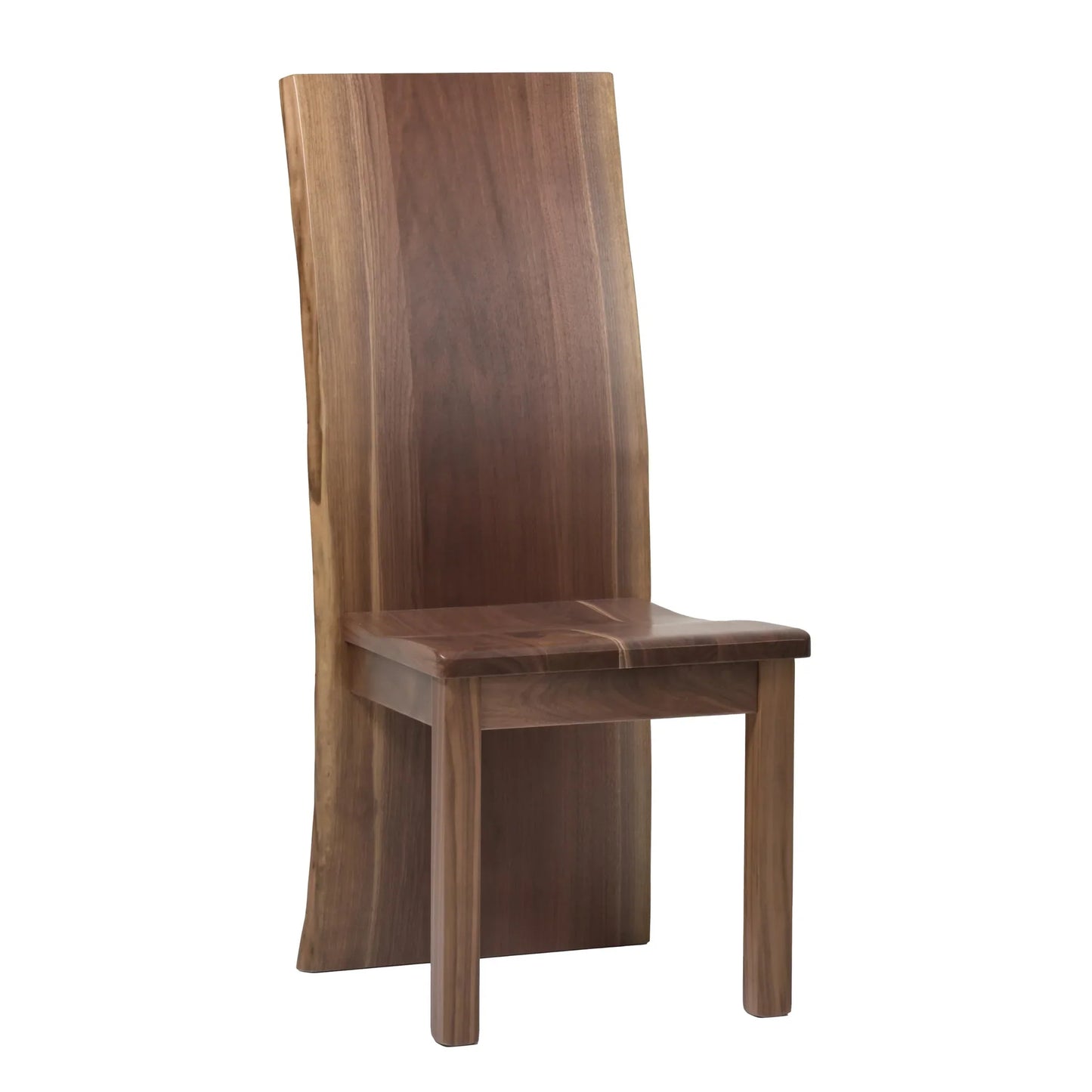 QW Amish Yellowstone Live Edge Side Chair - 821Y-YELLOWSTONE