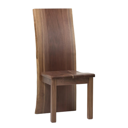 QW Amish Yellowstone Live Edge Side Chair - 821Y-YELLOWSTONE