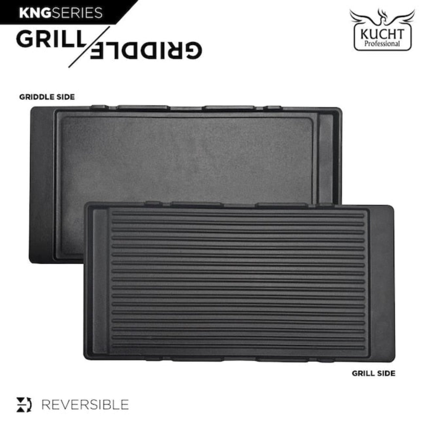 Kucht Professional 30" 4.2 cu ft. Propane Gas Range in Black with Rose Gold Accents, KNG301/LP-K-ROSE - KNG301/LP-K-ROSE