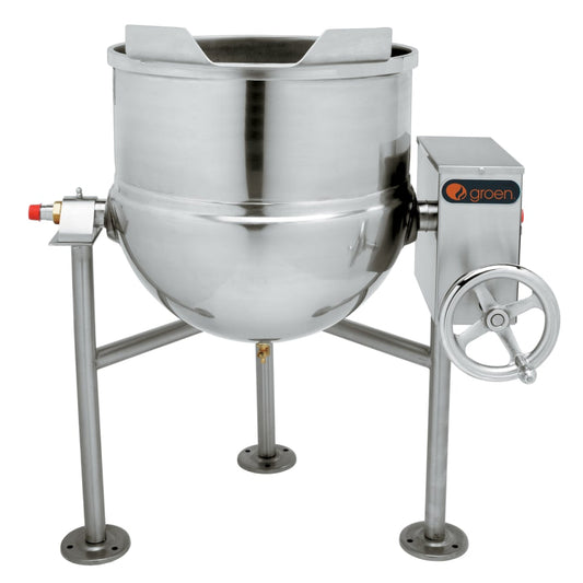 Globe  Groen DL-40 TA/3 Direct Steam 40-Gallon Kettle/Cooker Mixer - 1.7 kW - GRDL40TA3