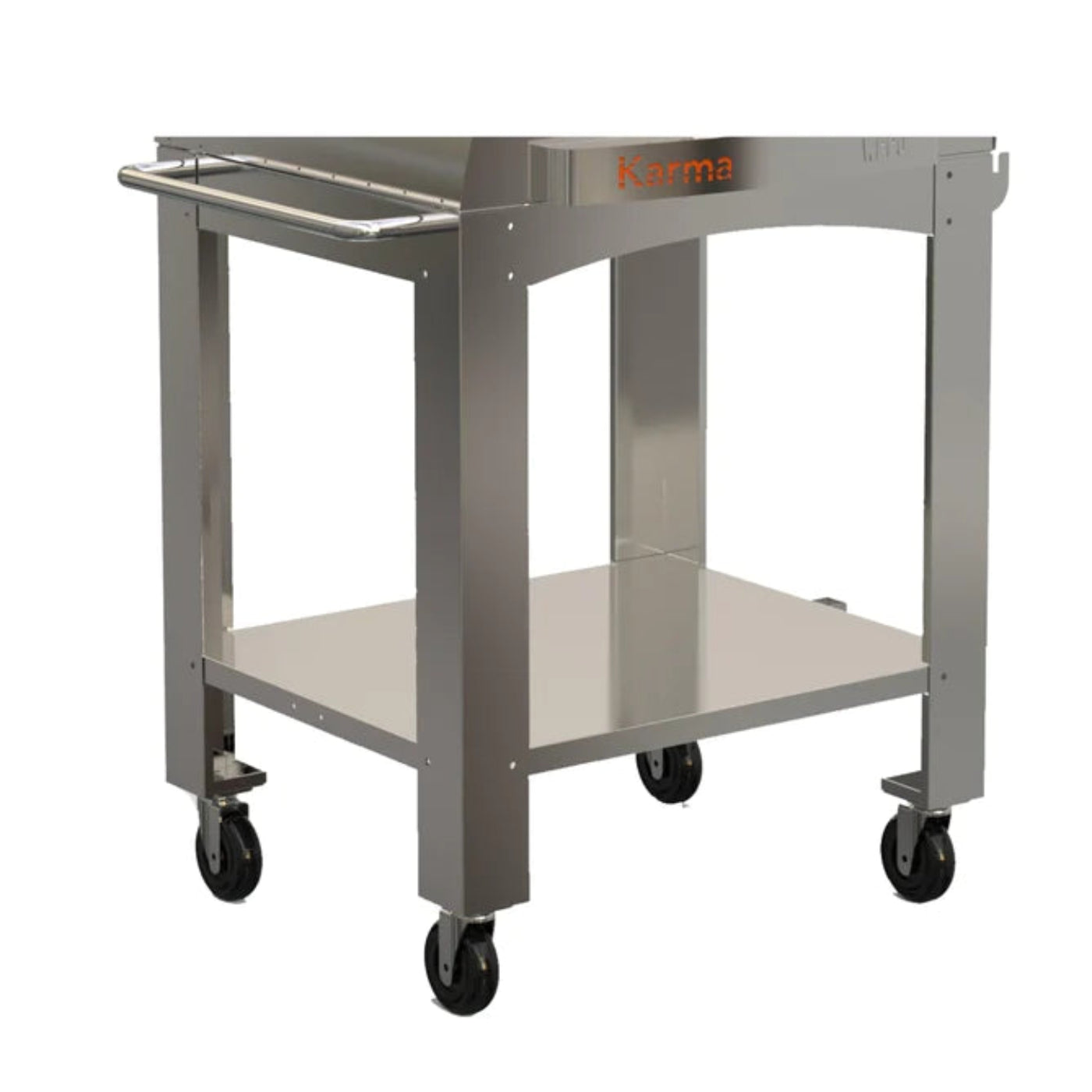WPPO Type 201 Stainless Steel Cart for Karma 42 Oven WKCT-3S -  WKCT-3