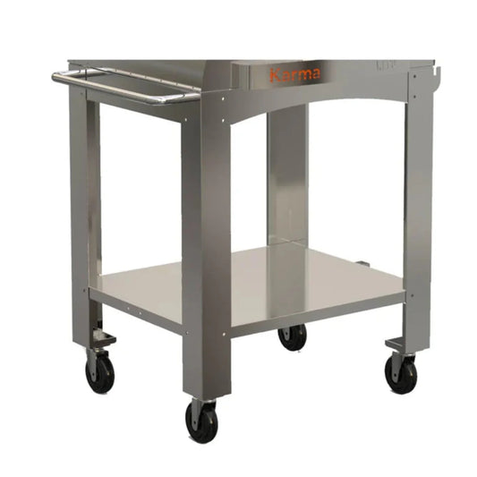 WPPO Type 201 Stainless Steel Cart for Karma 42 Oven WKCT-3S - WKCT-3S