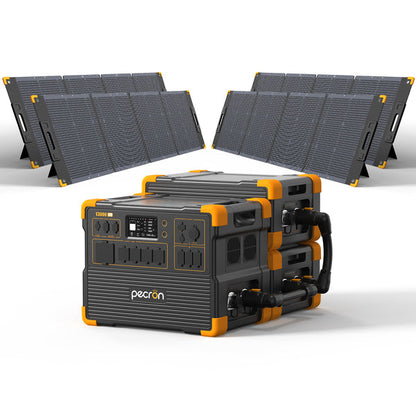 PECRON E3600LFP Solar Generator Kit 3600W 3072Wh - E3600LFP