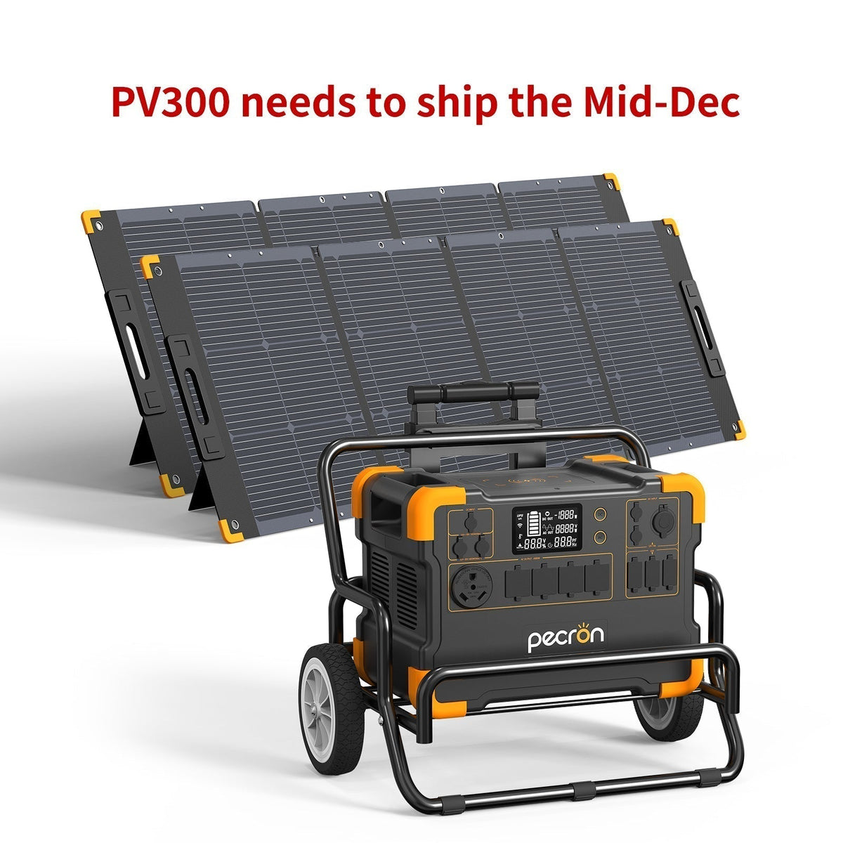 PECRON E2000LFP Expandable Portable Power Station 2000W 1920Wh - E2000LFP