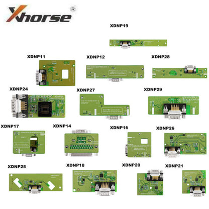 Xhorse - Solder-Free Adapters for Mini PROG & Key Tool PLUS Tablet - BMW - Land Rover - Porsche - Volvo - XHS-ADPSET