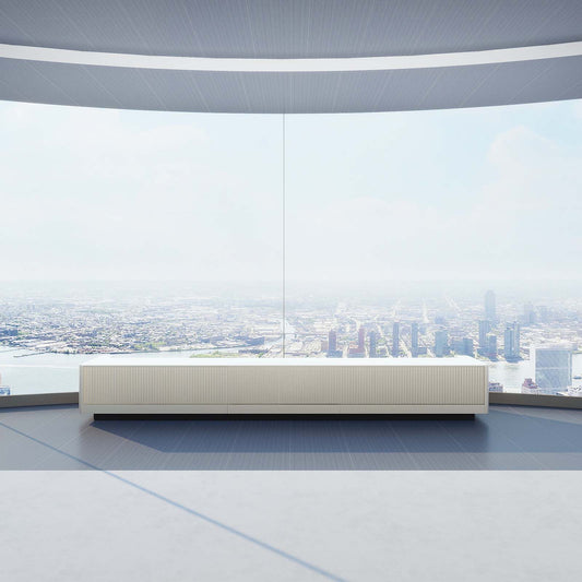 VIVIDSTORM Motorized Laser TV Cabinet Geneva - VC49GE100C
