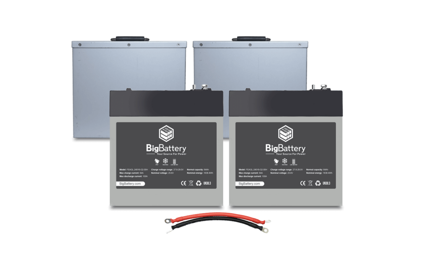 Big Battery 24V 2x EAGLE 2 Scissor Lift Kit - K0938