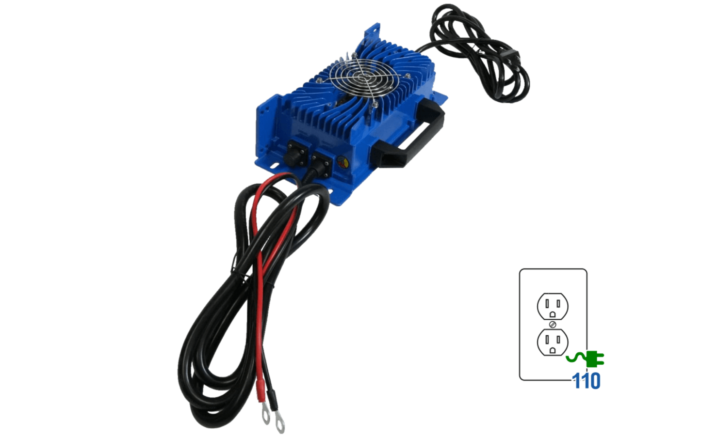 Big Battery 24V 30A Charger (28.8V DC) – Ring Terminals - PWS051