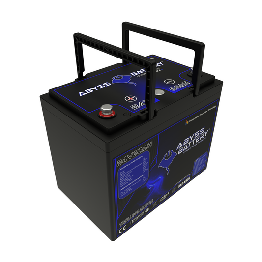Abyss Battery 24V 60Ah Lithium Trolling Motor Battery - AB-24V60-BT