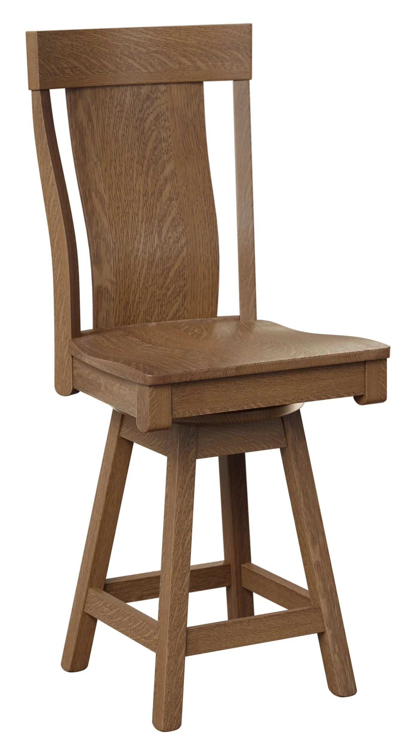 QW Amish Weldon Swivel Bar Chair - 234G-2543